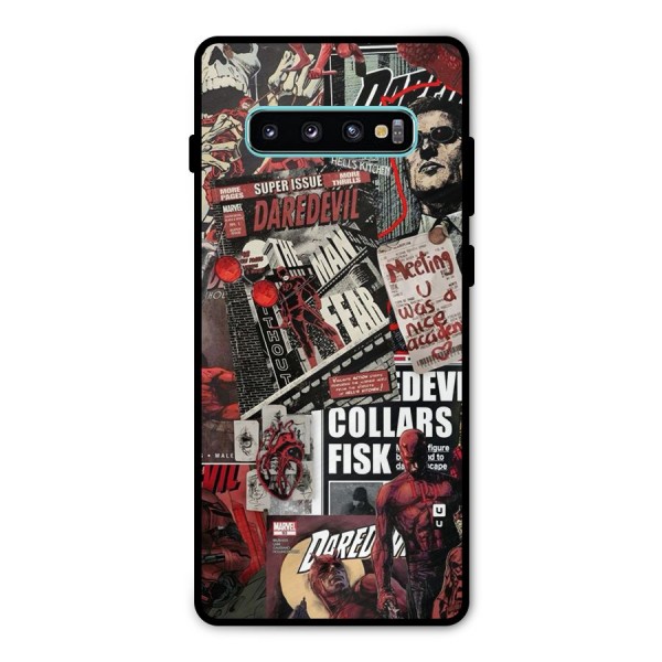 Daredevil Story Metal Back Case for Galaxy S10 Plus