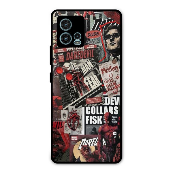 Daredevil Story Metal Back Case for Moto G72