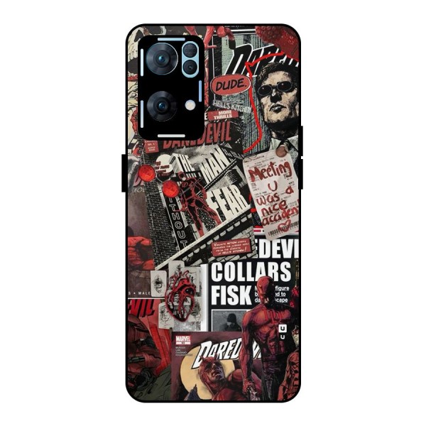 Daredevil Story Metal Back Case for Oppo Reno7 Pro 5G