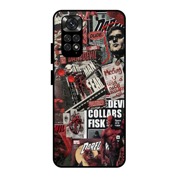 Daredevil Story Metal Back Case for Redmi Note 11 Pro