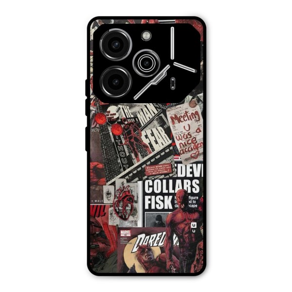 Daredevil Story Metal Back Case for Tecno Pova 6 Pro