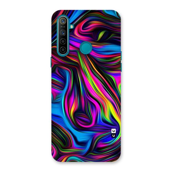 Dark Colorful Oil Abstract Back Case for Realme 5i