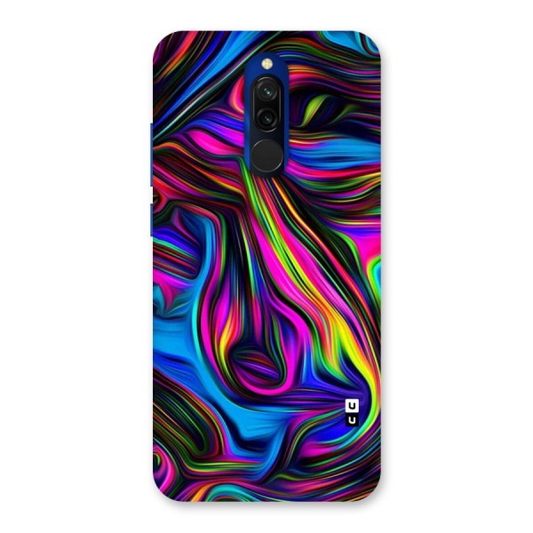 Dark Colorful Oil Abstract Back Case for Redmi 8
