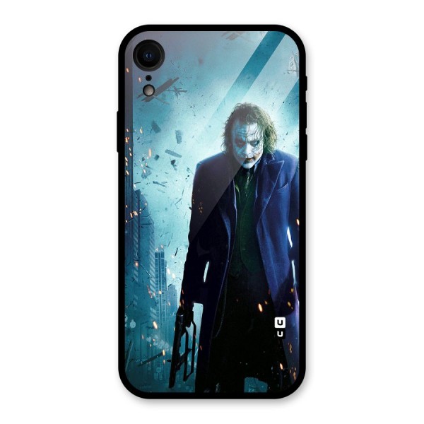 Dark Knight Joker Glass Back Case for iPhone XR