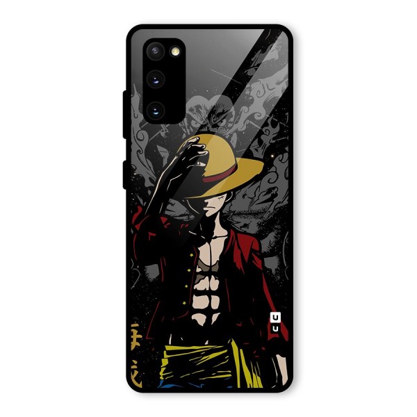 Dark Luffy Art Glass Back Case for Galaxy S20 FE