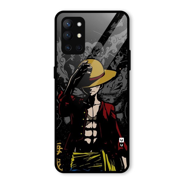 Dark Luffy Art Glass Back Case for OnePlus 9R