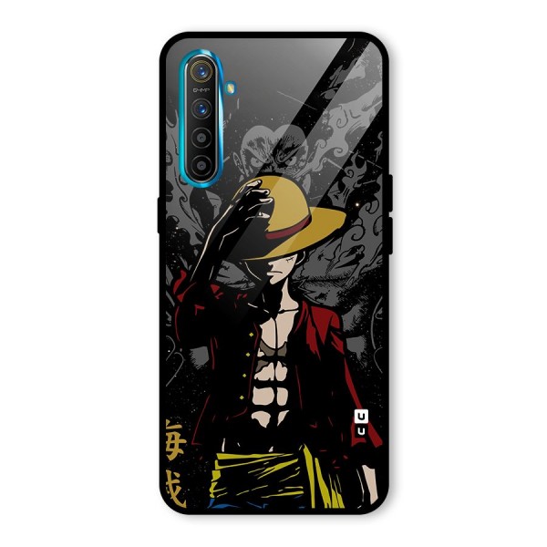 Dark Luffy Art Glass Back Case for Realme X2