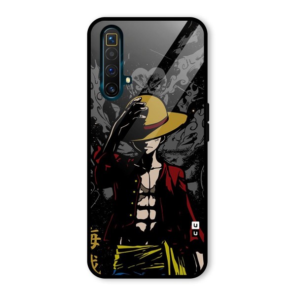 Dark Luffy Art Glass Back Case for Realme X3