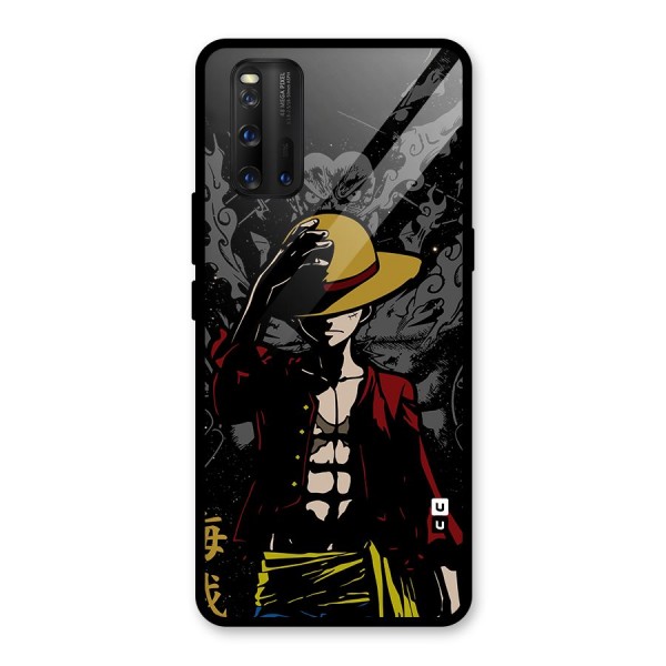 Dark Luffy Art Glass Back Case for Vivo iQOO 3