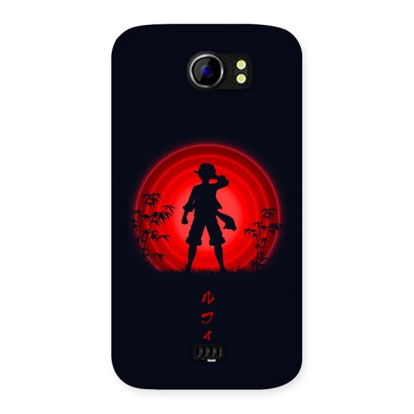 Dark Red Luffy Back Case for Canvas 2 A110