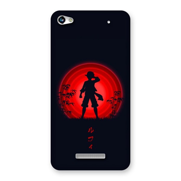 Dark Red Luffy Back Case for Canvas Hue 2 A316