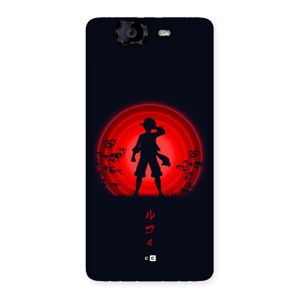 Dark Red Luffy Back Case for Canvas Knight A350