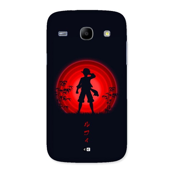 Dark Red Luffy Back Case for Galaxy Core