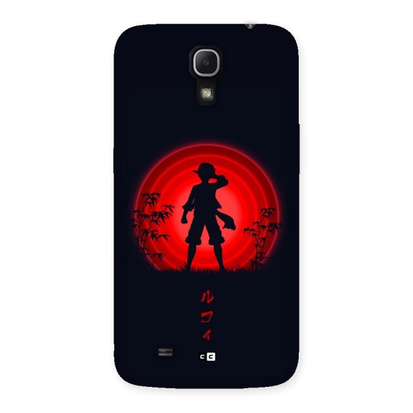 Dark Red Luffy Back Case for Galaxy Mega 6.3