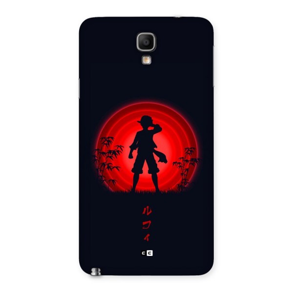 Dark Red Luffy Back Case for Galaxy Note 3 Neo