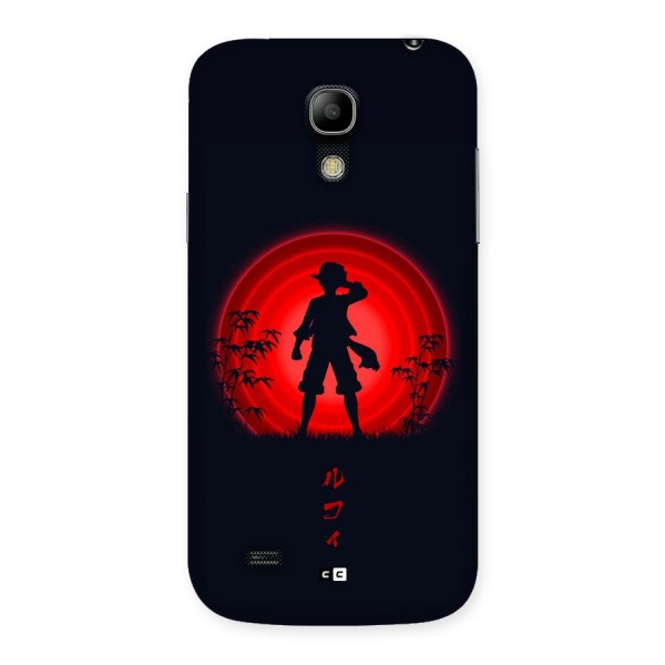 Dark Red Luffy Back Case for Galaxy S4 Mini