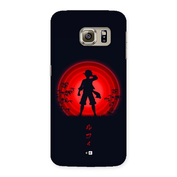 Dark Red Luffy Back Case for Galaxy S6 Edge Plus