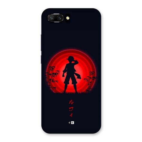 Dark Red Luffy Back Case for Honor 10