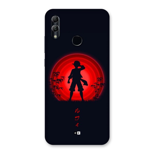 Dark Red Luffy Back Case for Honor 10 Lite