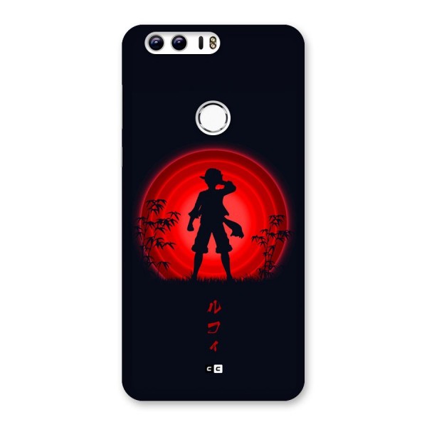 Dark Red Luffy Back Case for Honor 8