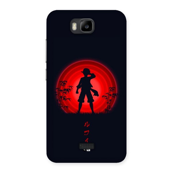 Dark Red Luffy Back Case for Honor Bee