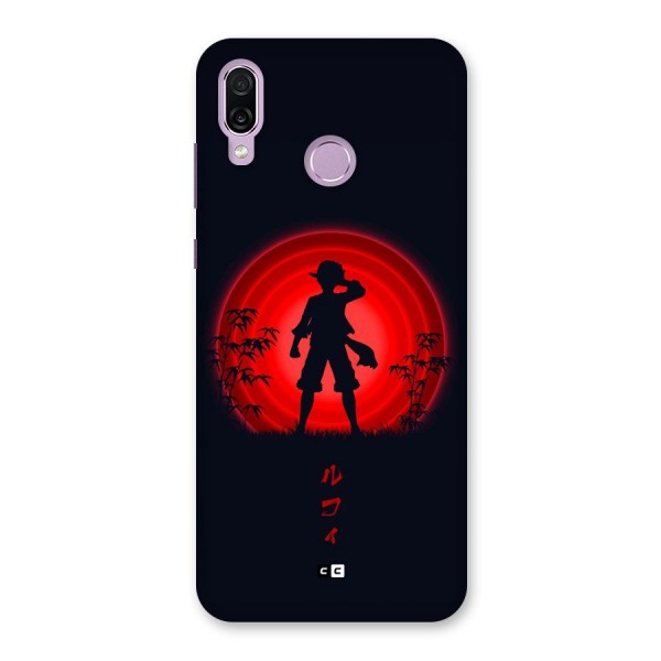 Dark Red Luffy Back Case for Honor Play