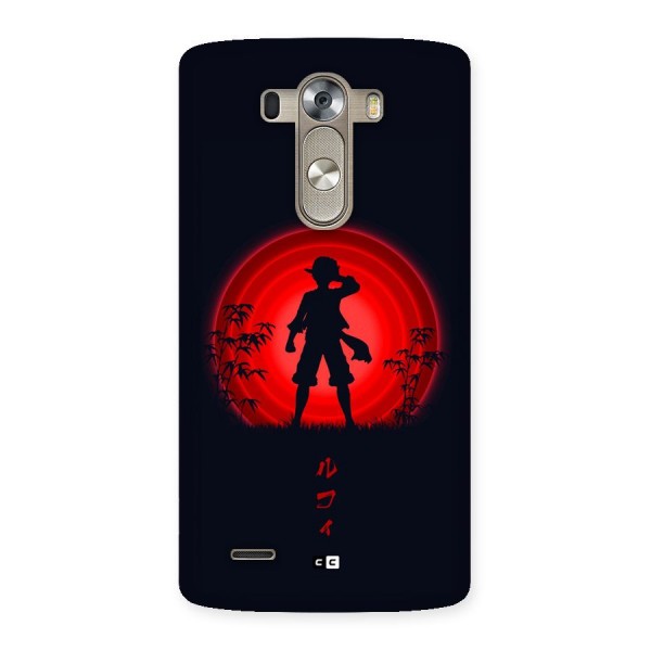 Dark Red Luffy Back Case for LG G3