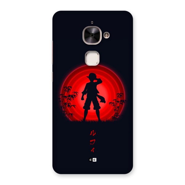 Dark Red Luffy Back Case for Le 2