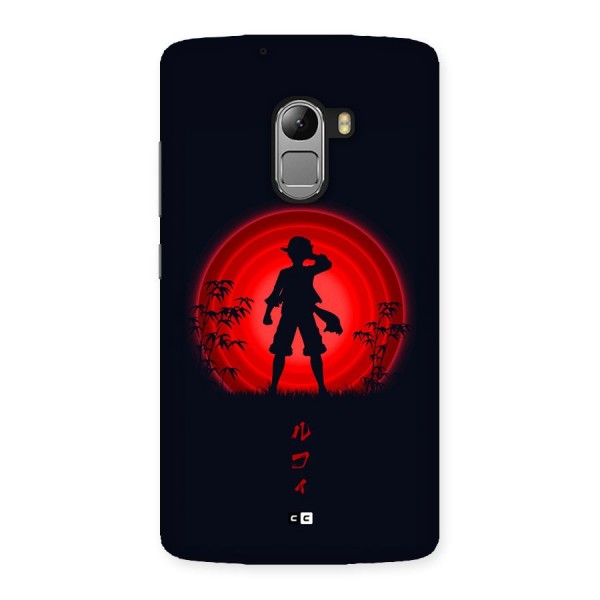 Dark Red Luffy Back Case for Lenovo K4 Note