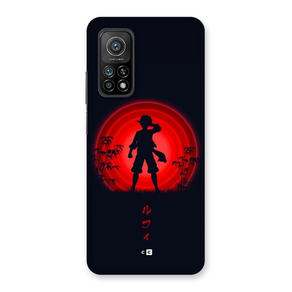 Dark Red Luffy Back Case for Mi 10T 5G