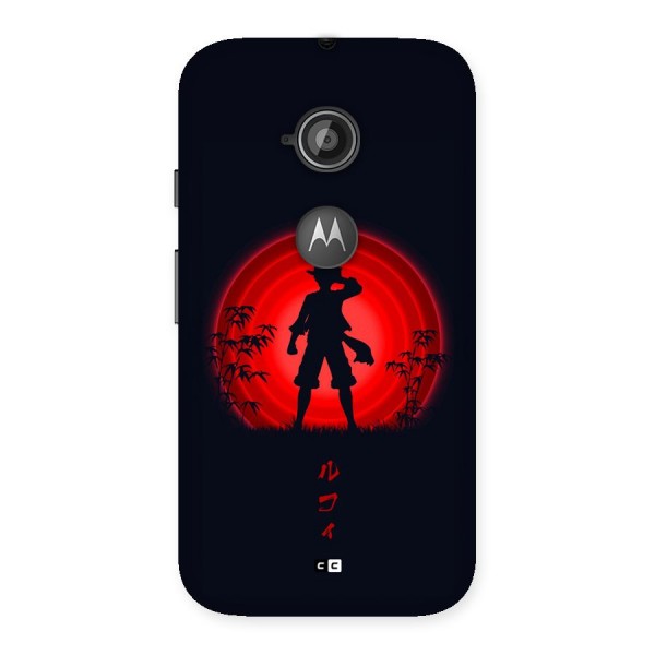 Dark Red Luffy Back Case for Moto E 2nd Gen