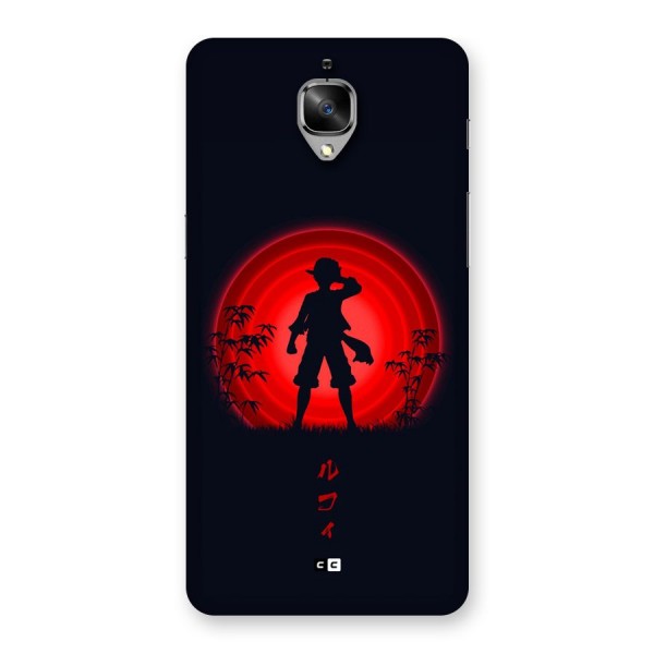 Dark Red Luffy Back Case for OnePlus 3
