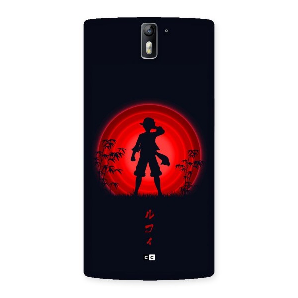 Dark Red Luffy Back Case for OnePlus One