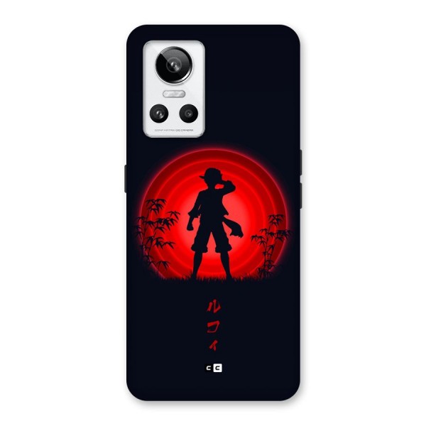 Dark Red Luffy Back Case for Realme GT Neo 3