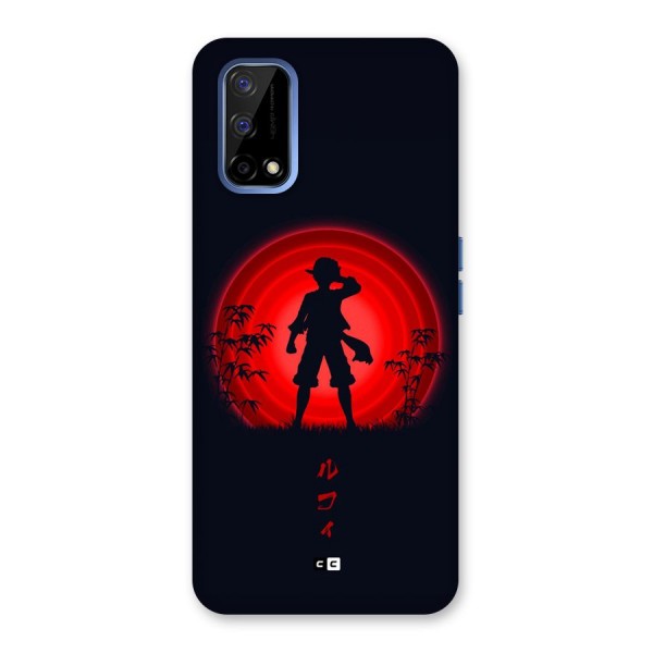 Dark Red Luffy Back Case for Realme Narzo 30 Pro