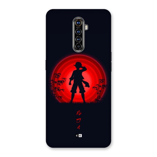 Dark Red Luffy Back Case for Realme X2 Pro