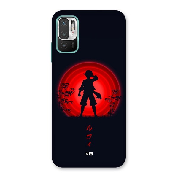 Dark Red Luffy Back Case for Redmi Note 10T 5G