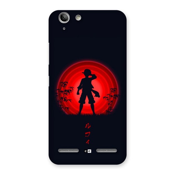 Dark Red Luffy Back Case for Vibe K5