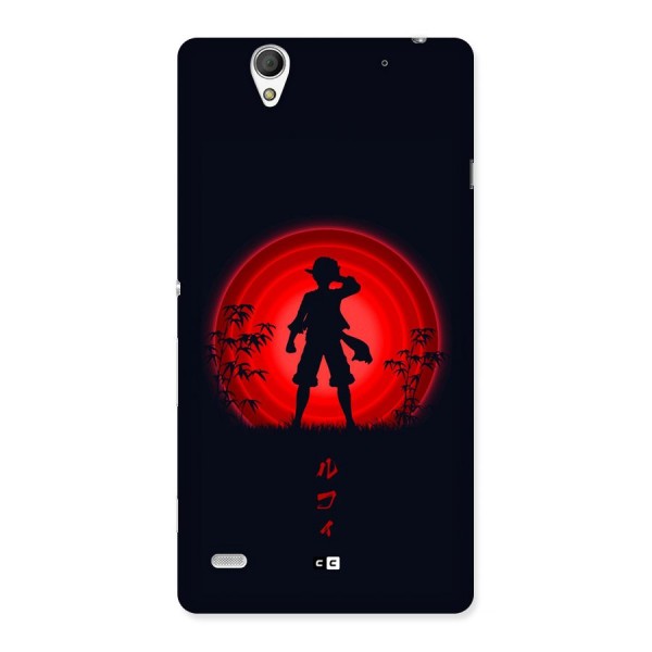 Dark Red Luffy Back Case for Xperia C4