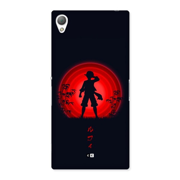 Dark Red Luffy Back Case for Xperia Z3