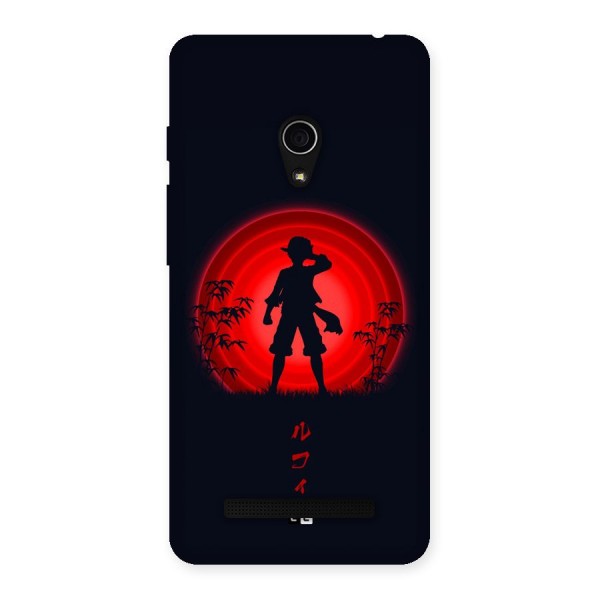 Dark Red Luffy Back Case for Zenfone 5