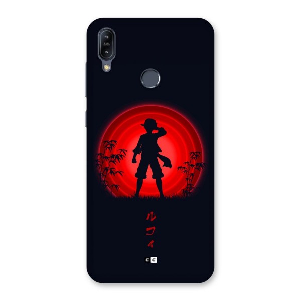 Dark Red Luffy Back Case for Zenfone Max M2