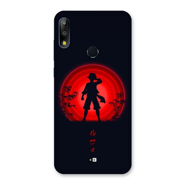 Dark Red Luffy Back Case for Zenfone Max Pro M2