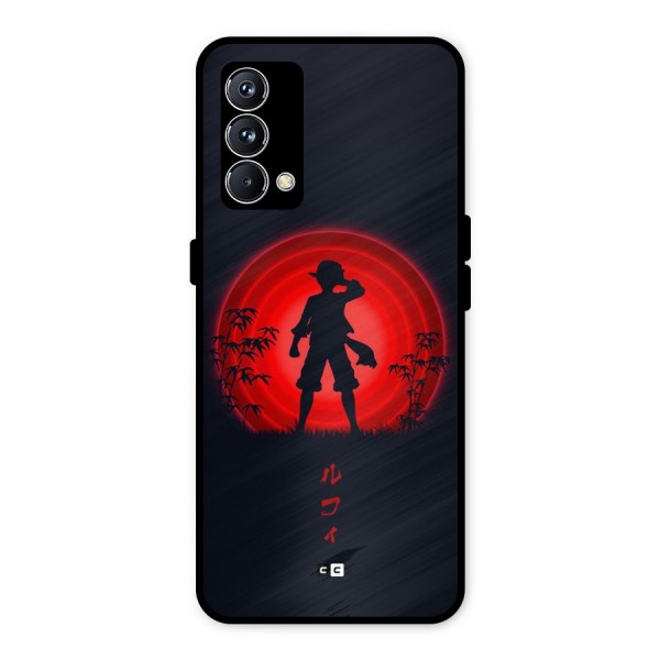 Dark Red Luffy Metal Back Case for Realme GT Master Edition