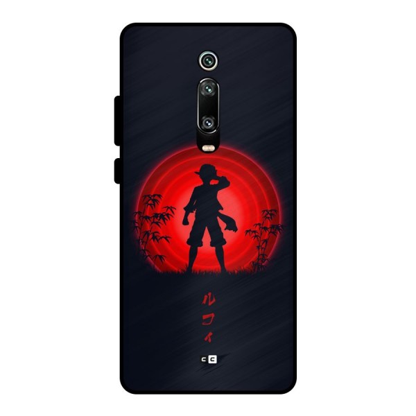 Dark Red Luffy Metal Back Case for Redmi K20 Pro