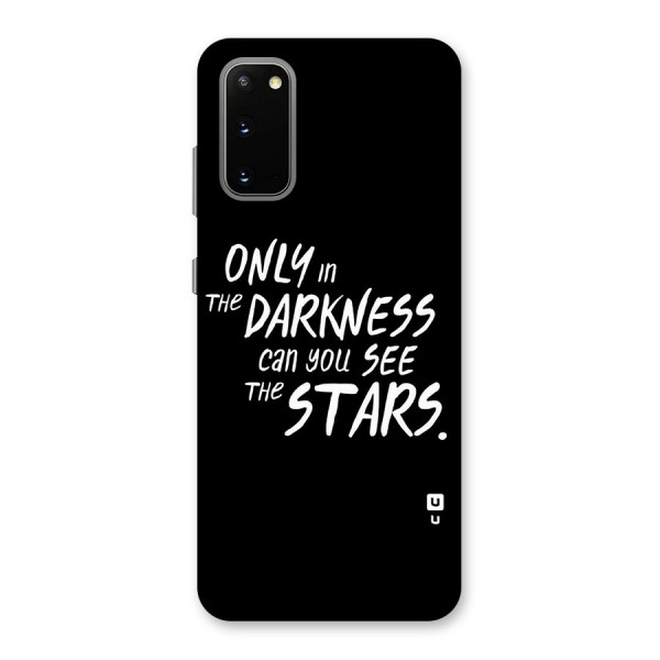 Darkness and the Stars Back Case for Galaxy S20
