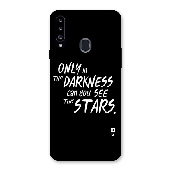 Darkness and the Stars Back Case for Samsung Galaxy A20s