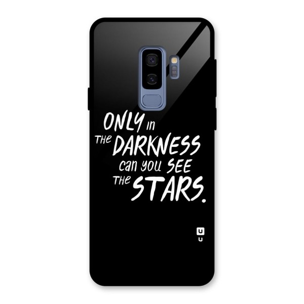 Darkness and the Stars Glass Back Case for Galaxy S9 Plus