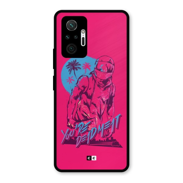 Dead Meat Metal Back Case for Redmi Note 10 Pro