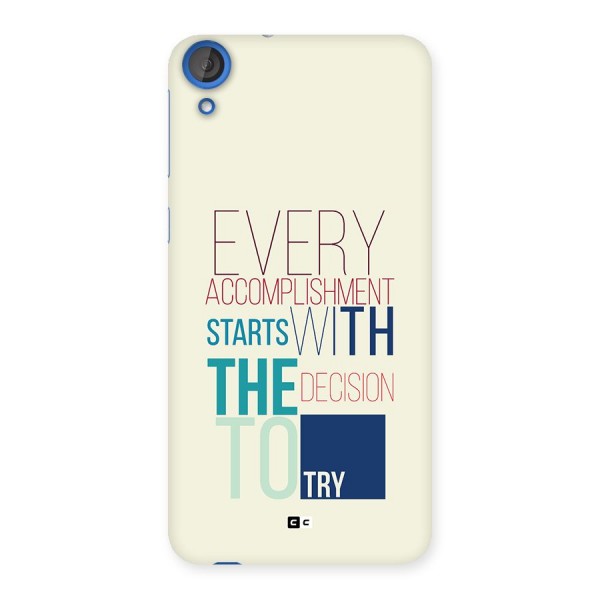 Decision To Try Back Case for Desire 820
